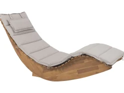 Almofada Complementar Para Espreguicadeira 180 X 60 X 5 Cm Taupe Brescia