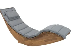 Almofada Complementar Para Espreguicadeira 180 X 60 X 5 Cm Cinzento Brescia