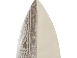 Almofada De Algodao Com Padrao Geometrico 50 X 50 Cm Rosa Dourado Oujda