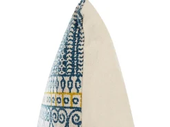 Almofada De Algodao Com Padrao Geometrico 50 X 50 Cm Multicolor Sidi