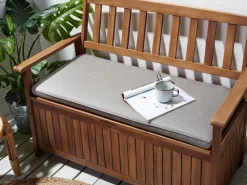 Almofada De Assento Cinzenta Clara 108 X 45 Cm Sovana