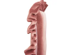 Almofada De Assento Em Veludo Rosa 40 X 40 Cm Kalanchoe