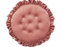 Almofada De Assento Em Veludo Rosa O 40 Cm Kalanchoe