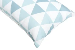 Almofada De Jardim 40 X 70 Cm Azul E Branco Trifos