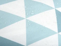 Almofada De Jardim 40 X 70 Cm Azul E Branco Trifos