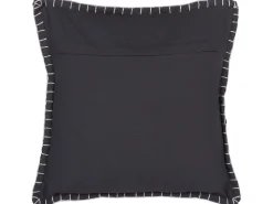 Almofada Decorativa Algodao E Viscose Cinzenta Com Relevo 45 X 45 Cm Melur