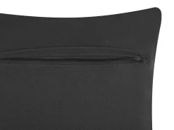 Almofada Decorativa Algodao Cinzento Com Relevo 45 X 45 Cm Lalam