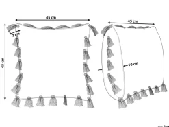Almofada Decorativa Amarela 45 X 45 Cm Lynchis