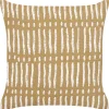 Almofada Decorativa As Riscas Em Algodao Creme E Branco 45 X 45 Cm Salix