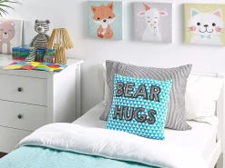 Almofada Decorativa Azul 40 X 40 Cm Radzkot