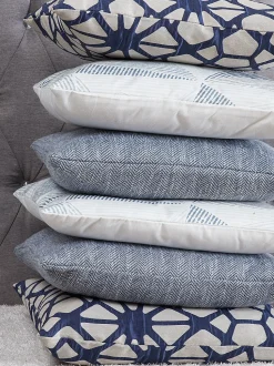 Almofada Decorativa Azul Claro 45 X 45 Cm