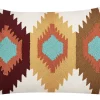 Almofada Decorativa Bordada Algodao Multicolor 40 X 60 Cm Danapur