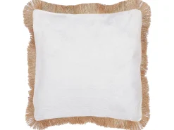 Almofada Decorativa Branca E Creme 45 X 45 Cm Agrimony