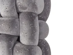 Almofada Decorativa Cinzento Blilhante Com Nos 30 X 30 Cm Sirali