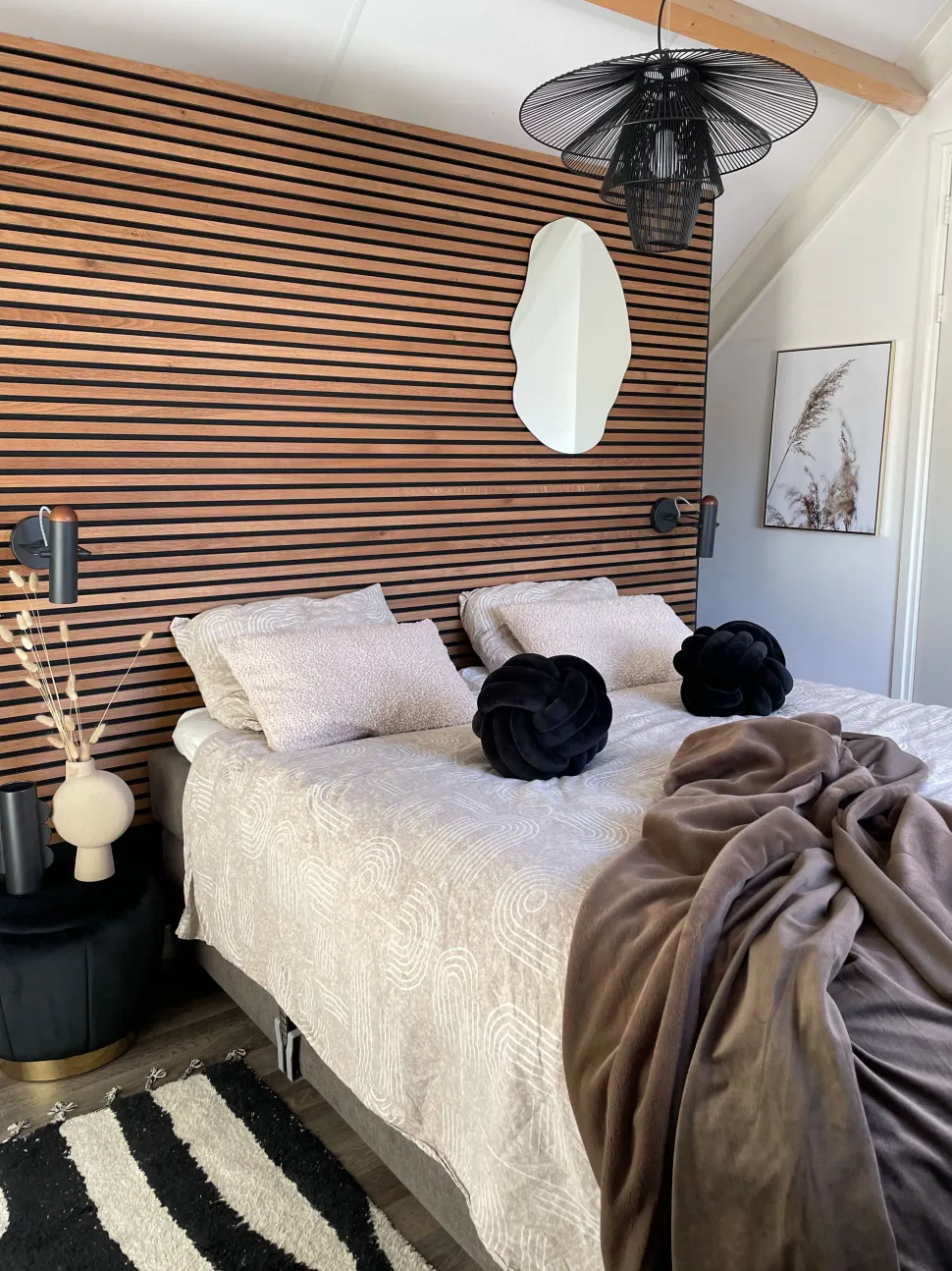 Almofada Decorativa Com No Em Veludo Preto 30 X 30 Cm Malni