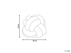 Almofada Decorativa Com No Em Veludo Preto 20 X 20 Cm Malni