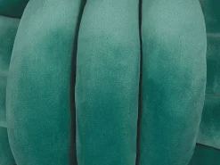 Almofada Decorativa Com No Em Veludo Verde Escuro 30 X 30 Cm Malni