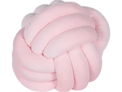 Almofada Decorativa Com No Em Veludo Rosa 30 X 30 Cm Malni
