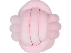 Almofada Decorativa Com No Em Veludo Rosa 30 X 30 Cm Malni