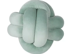 Almofada Decorativa Com No Em Veludo Verde 20 X 20 Cm Malni