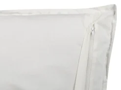 Almofada Decorativa Com Padrao Oriental Em Algodao Azul E Branco 45 X 45 Cm Cordata