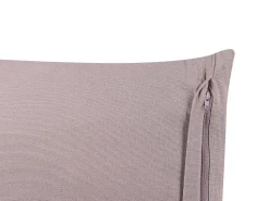 Almofada Decorativa Com Padrao Floral Em Veludo Rosa 45 X 45 Cm Kalmia