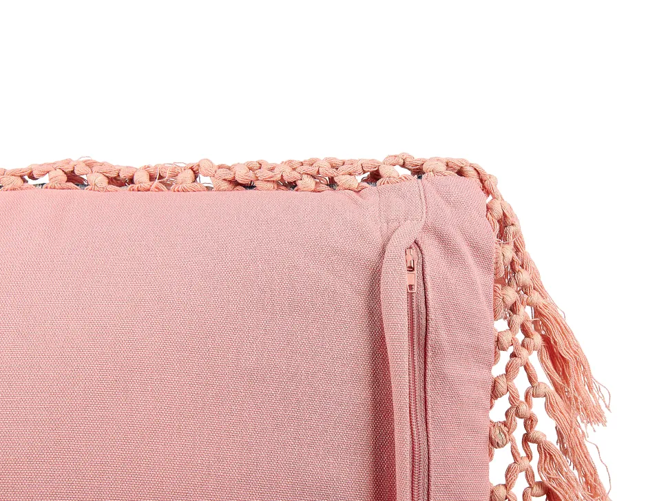 Almofada Decorativa Com Padrao De Flores Em Veludo Verde E Rosa 45 X 45 Cm Parrotia