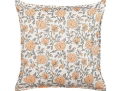 Almofada Decorativa Com Padrao Floral Multicolor 45 X 45 Cm Meadia