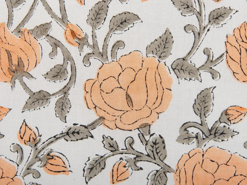 Almofada Decorativa Com Padrao Floral Multicolor 45 X 45 Cm Meadia