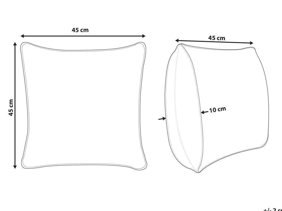 Almofada Decorativa Com Padrao De Triangulos Em Algodao Creme E Preto 45 X 45 Cm Cercis