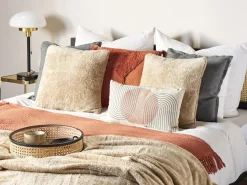 Almofada Decorativa Creme 45 X 45 Cm Pilea