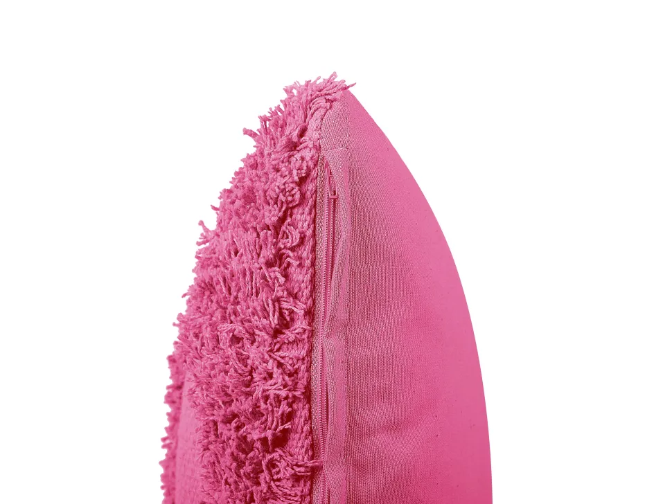 Almofada Decorativa Em Algodao Rosa 45 X 45 Cm Rhoeo