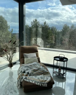 Almofada Decorativa Em Algodao Creme E Preto Com Padrao Geometrico 45 X 45 Cm Calanthe