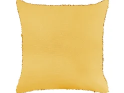 Almofada Decorativa Em Algodao Amarelo 45 X 45 Cm Rhoeo