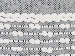 Almofada Decorativa Em Algodao Branco E Cinzento 45 X 45 Cm Brahea