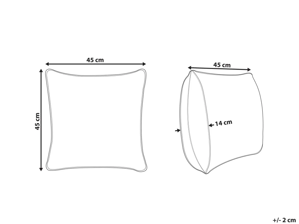 Almofada Decorativa Em Algodao Preto E Branco Com Borlas 45 X 45 Cm Rochea