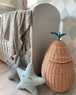 Almofada Decorativa Em Forma De Estrela Azul 40 X 40 Cm Bhopal