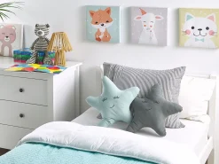 Almofada Decorativa Em Forma De Estrela Cinzenta 40 X 40 Cm Bhopal