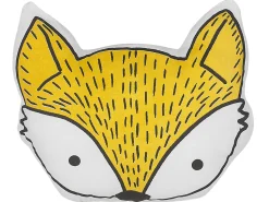 Almofada Decorativa Em Forma De Raposa Amarela 50 X 40 Cm Vadodara