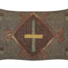 Almofada Decorativa Em Juta Multicolor 30 X 50 Cm Katora