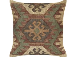 Almofada Decorativa Em Juta Multicolor 45 X 45 Cm Cumbum