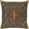 Almofada Decorativa Em Juta Multicolor 45 X 45 Cm Katora
