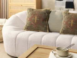 Almofada Decorativa Em Juta Multicolor 45 X 45 Cm Katora