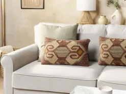 Almofada Decorativa Em Juta Multicolor 30 X 50 Cm Urpad