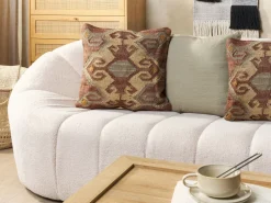 Almofada Decorativa Em Juta Multicolor 45 X 45 Cm Urpad