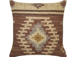 Almofada Decorativa Em Juta Multicolor 45 X 45 Cm Beel