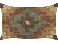 Almofada Decorativa Em Juta Multicolor 30 X 50 Cm Maguri