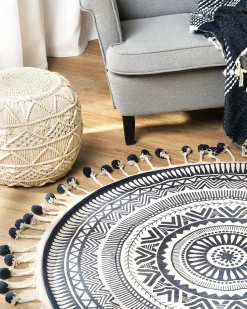 Almofada Decorativa Em Macrame De Algodao Cinzento 30 X 45 Cm Kirikkale