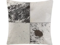 Almofada Decorativa Em Pele Cinzenta 45 X 45 Cm Marady