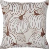 Almofada Decorativa Em Veludo Creme 45 X 45 Cm Gourd